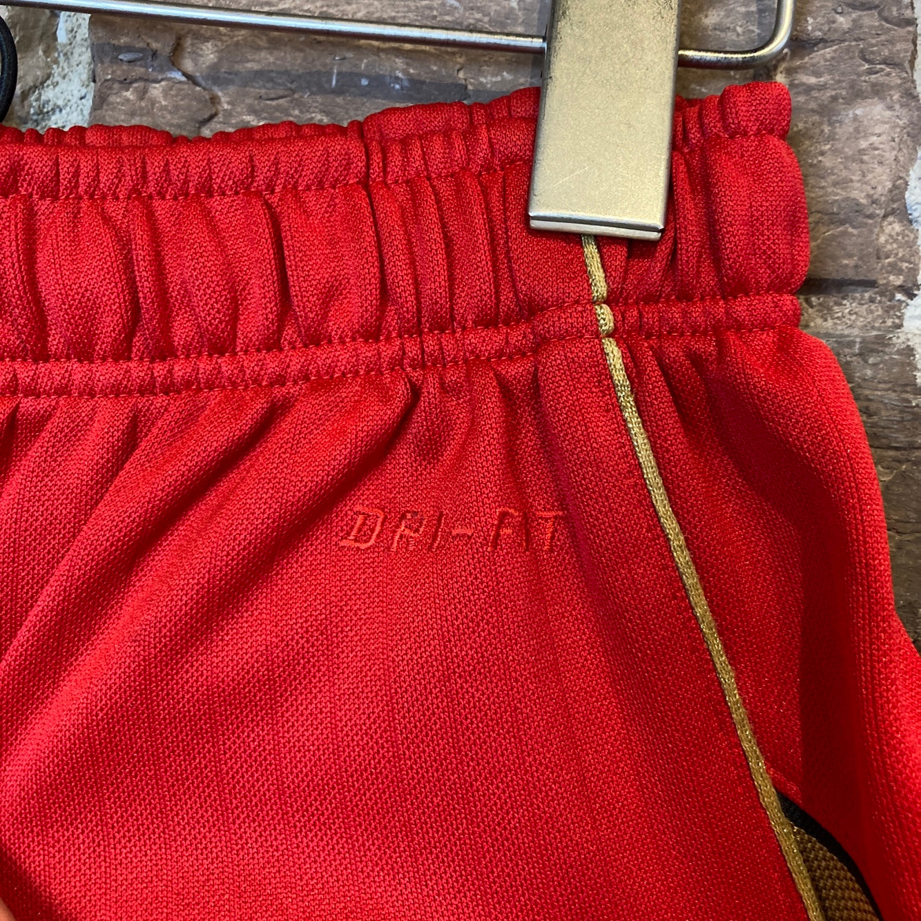 Reworked Nike Red Track Skirt