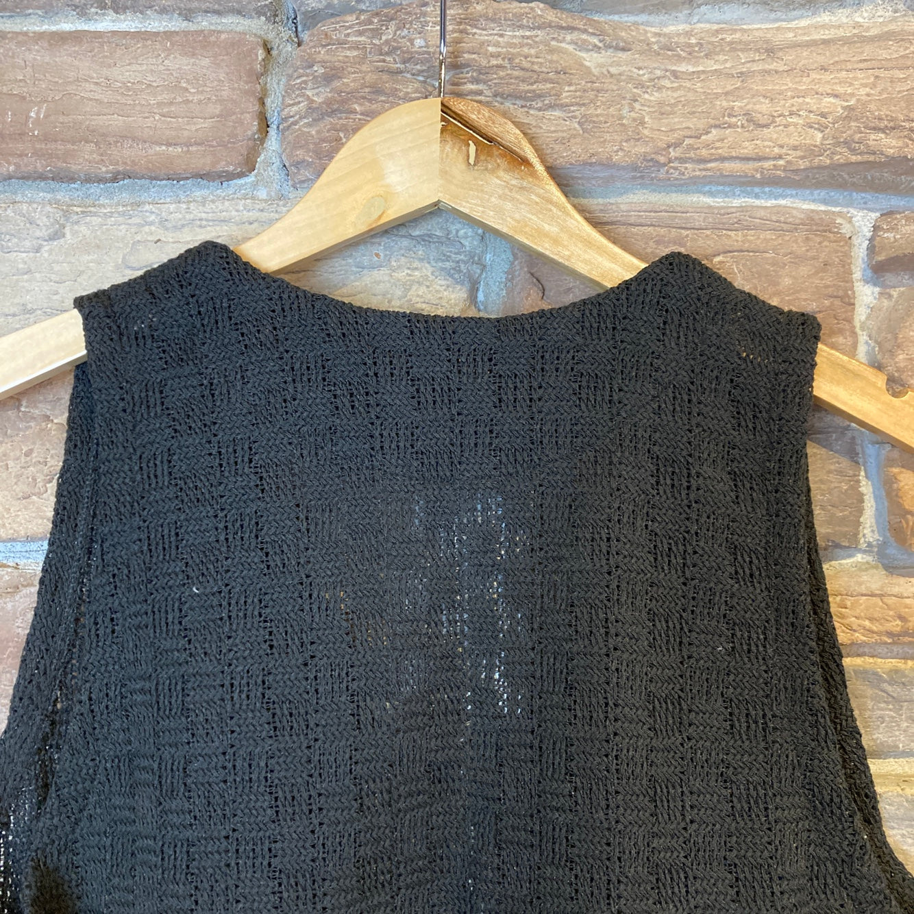 Light Knit Open Front Vest