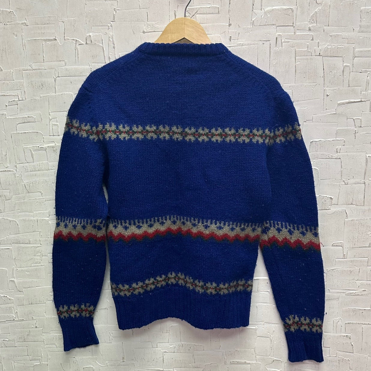 Vintage 100% Wool Ski Graphic Sweater