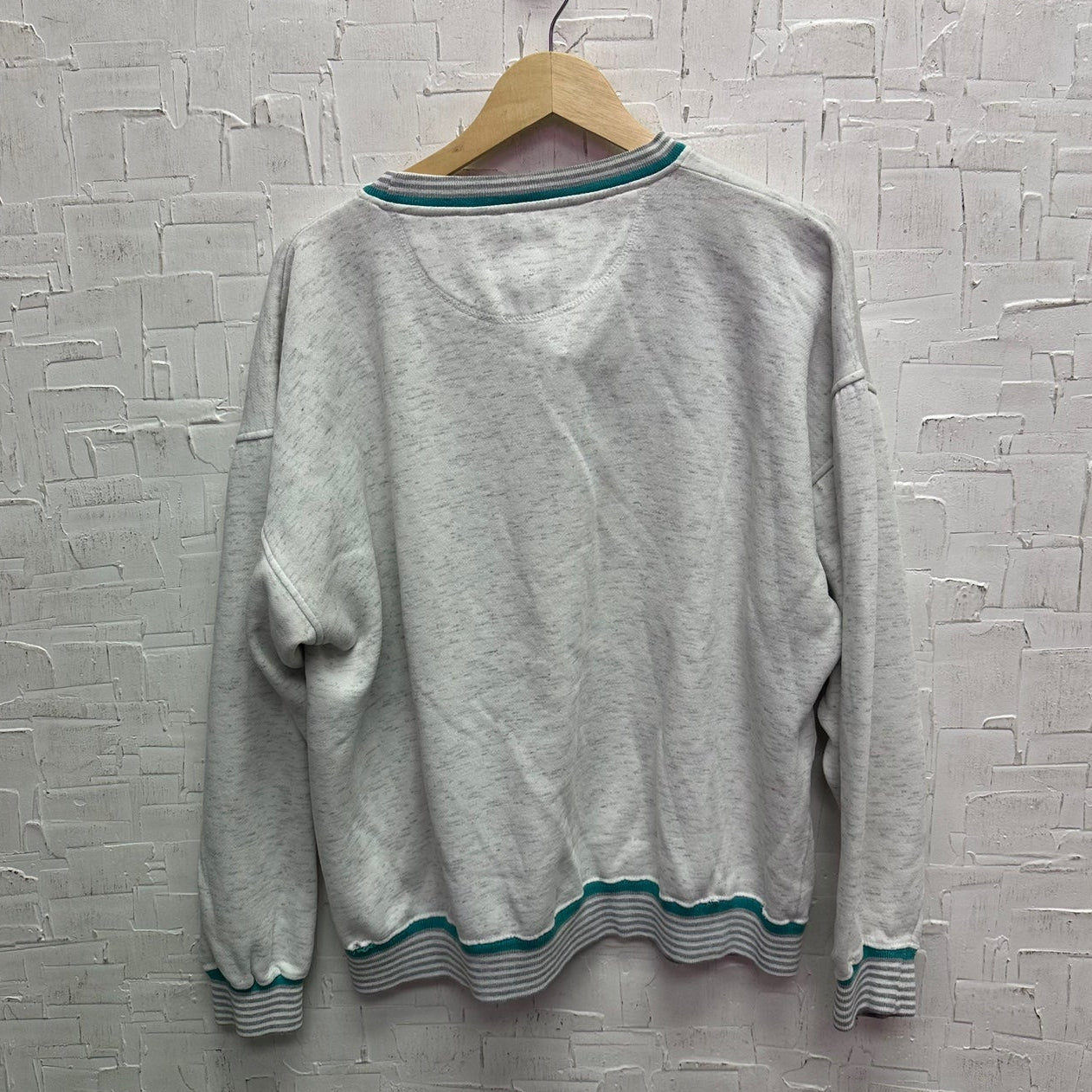 Vintage Grey and Teal Mickey Mouse Sweatshirt