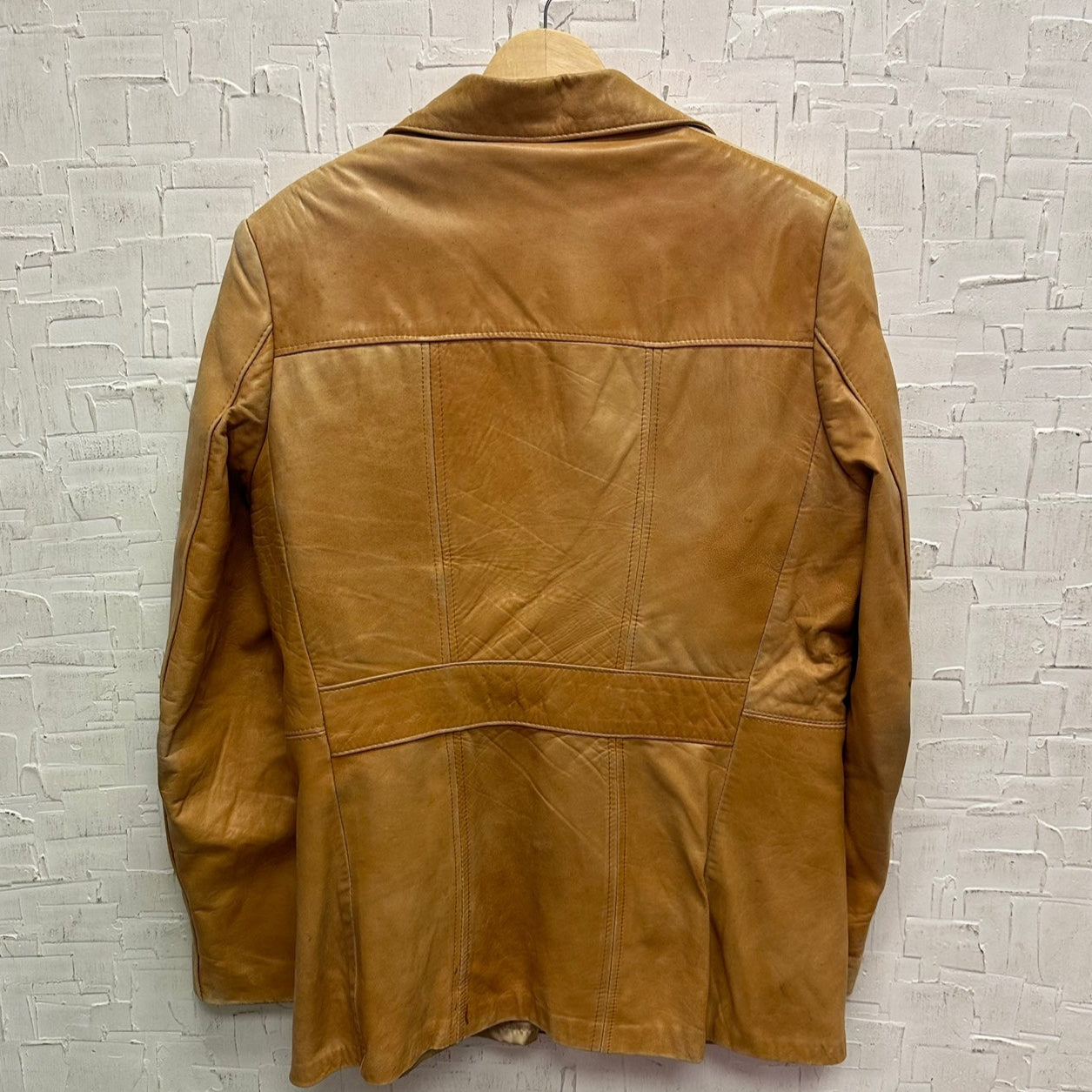 Vintage Leather Attic Made in Canada Light Brown Leather Jacket