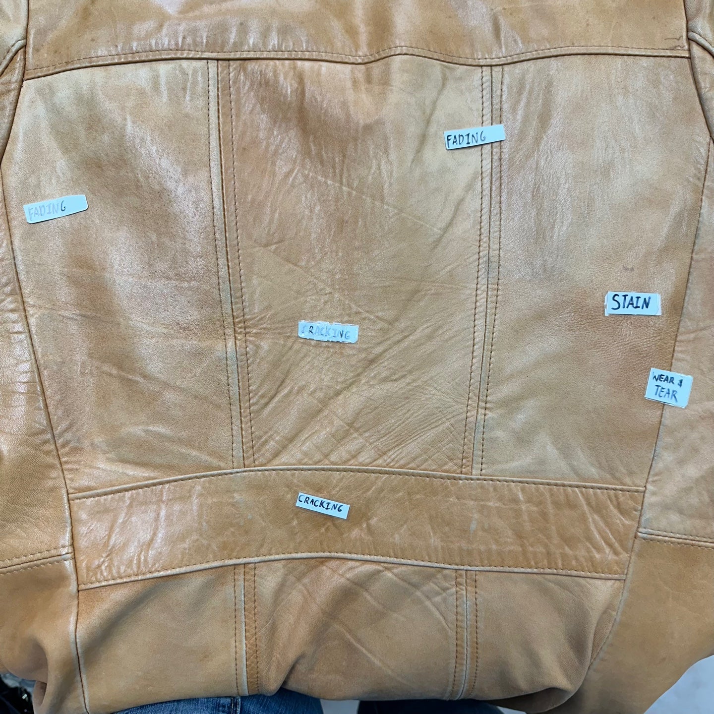 Vintage Leather Attic Made in Canada Light Brown Leather Jacket