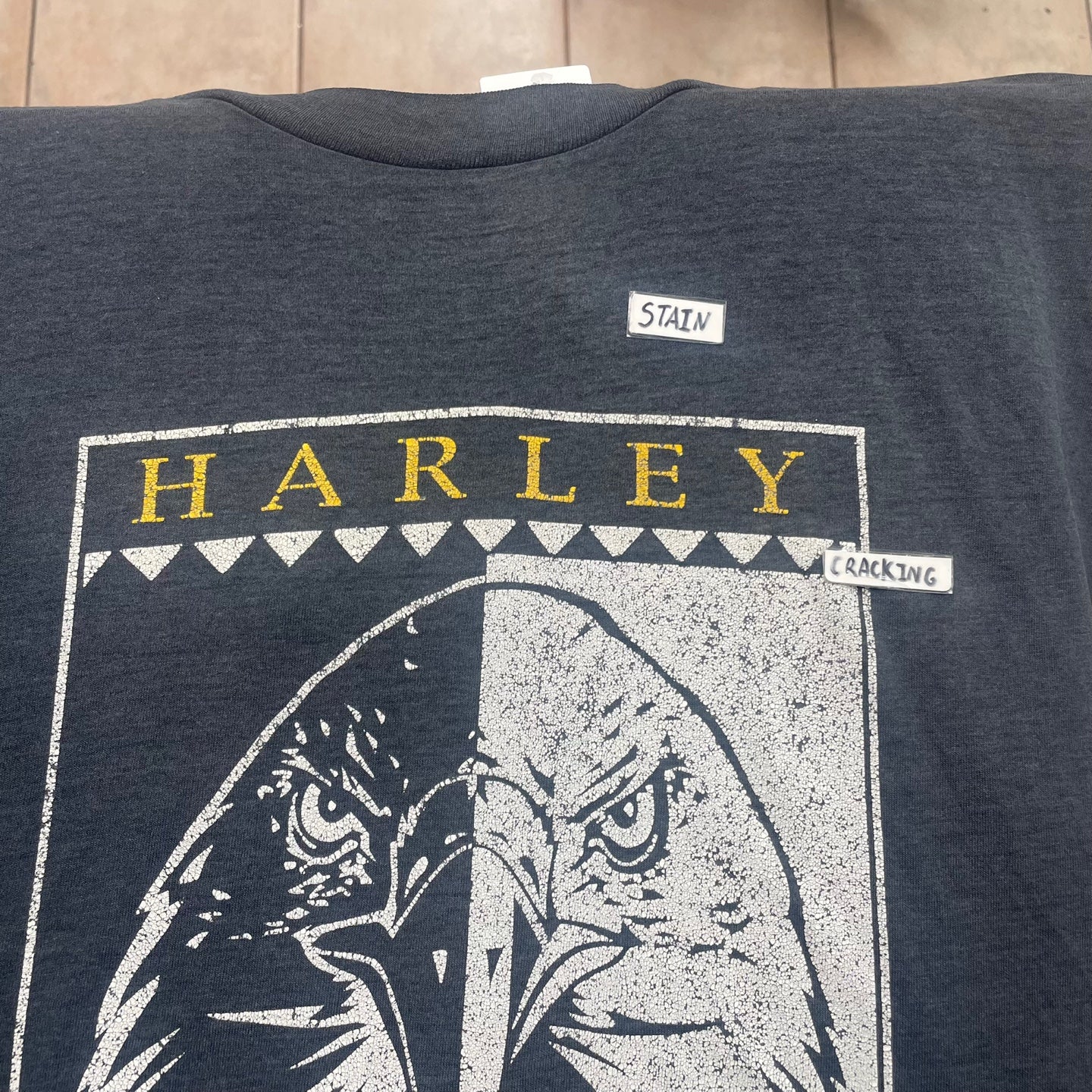 Vintage 1991 Harley Davidson Eagle Graphic T-Shirt