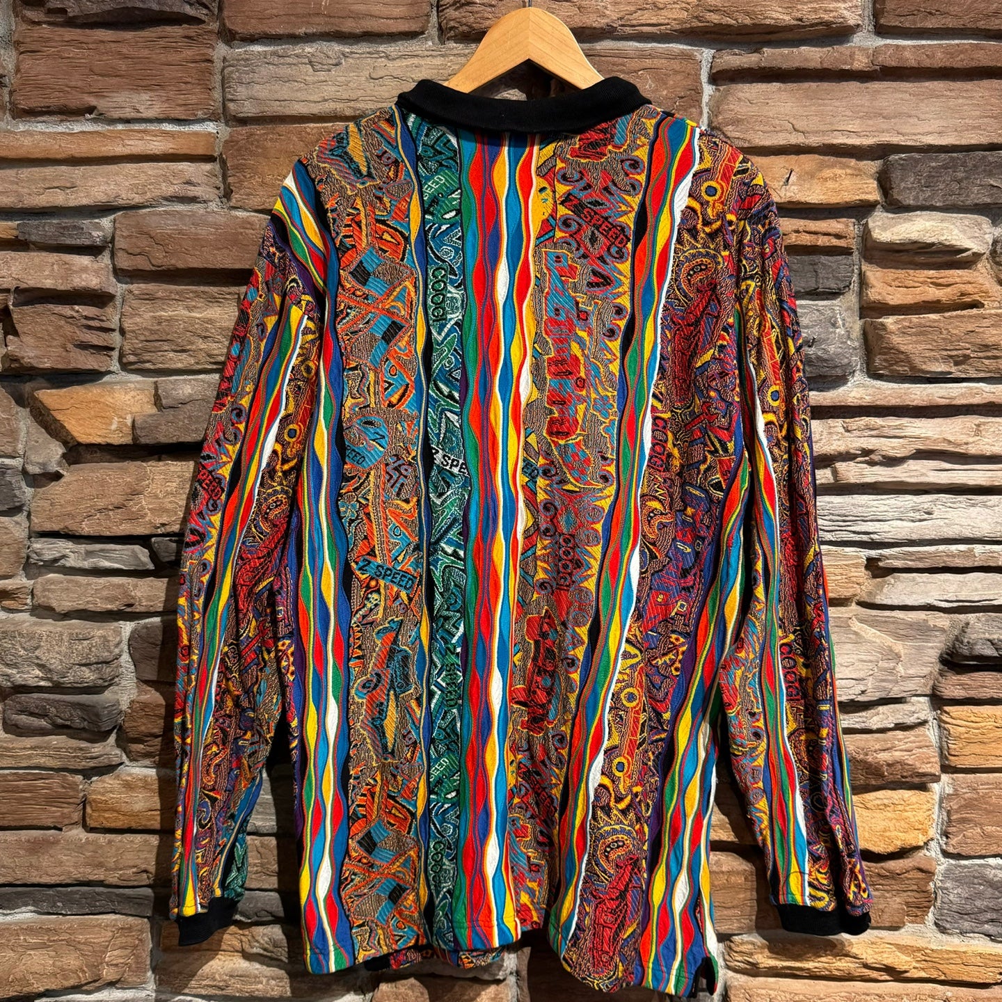 Vintage Quarter Zip Printed Coogi Sweater | Vintage Sweater | Vintage Coogi Sweater | Coogi Australia | SKU NPQ-2154 |