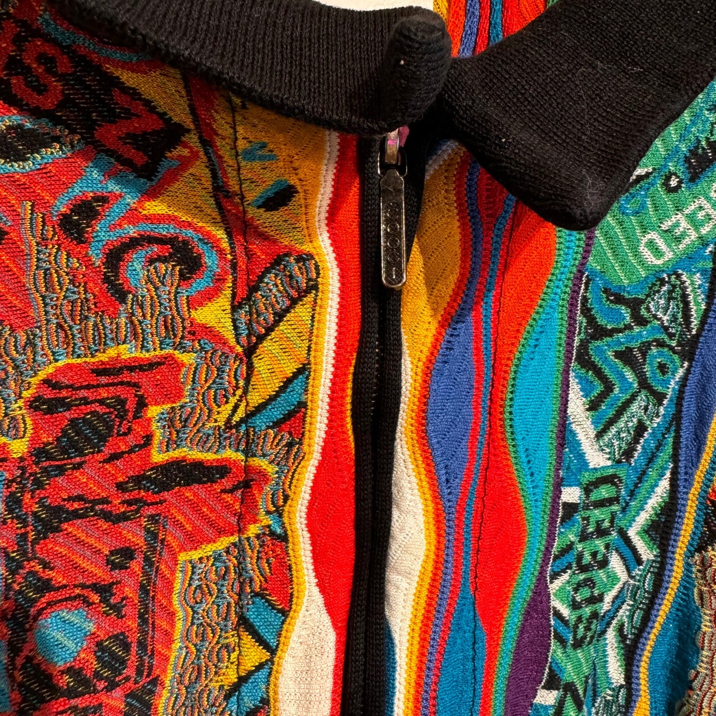 Vintage Quarter Zip Printed Coogi Sweater | Vintage Sweater | Vintage Coogi Sweater | Coogi Australia | SKU NPQ-2154 |