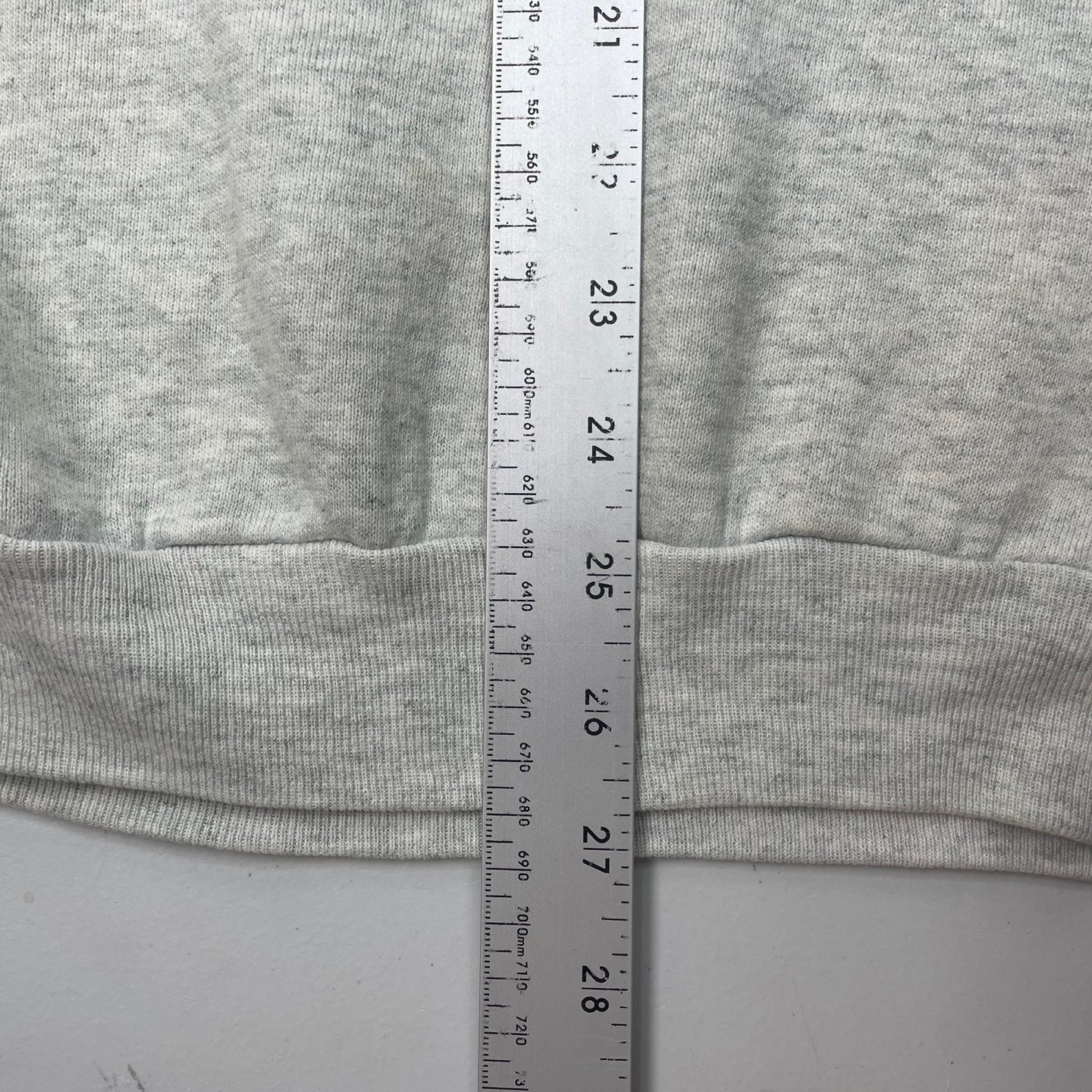 Vintage Heather Grey WM Wolverines Sweatshirt