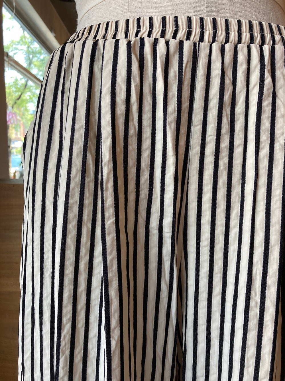 Wide Leg Striped Summer Pant