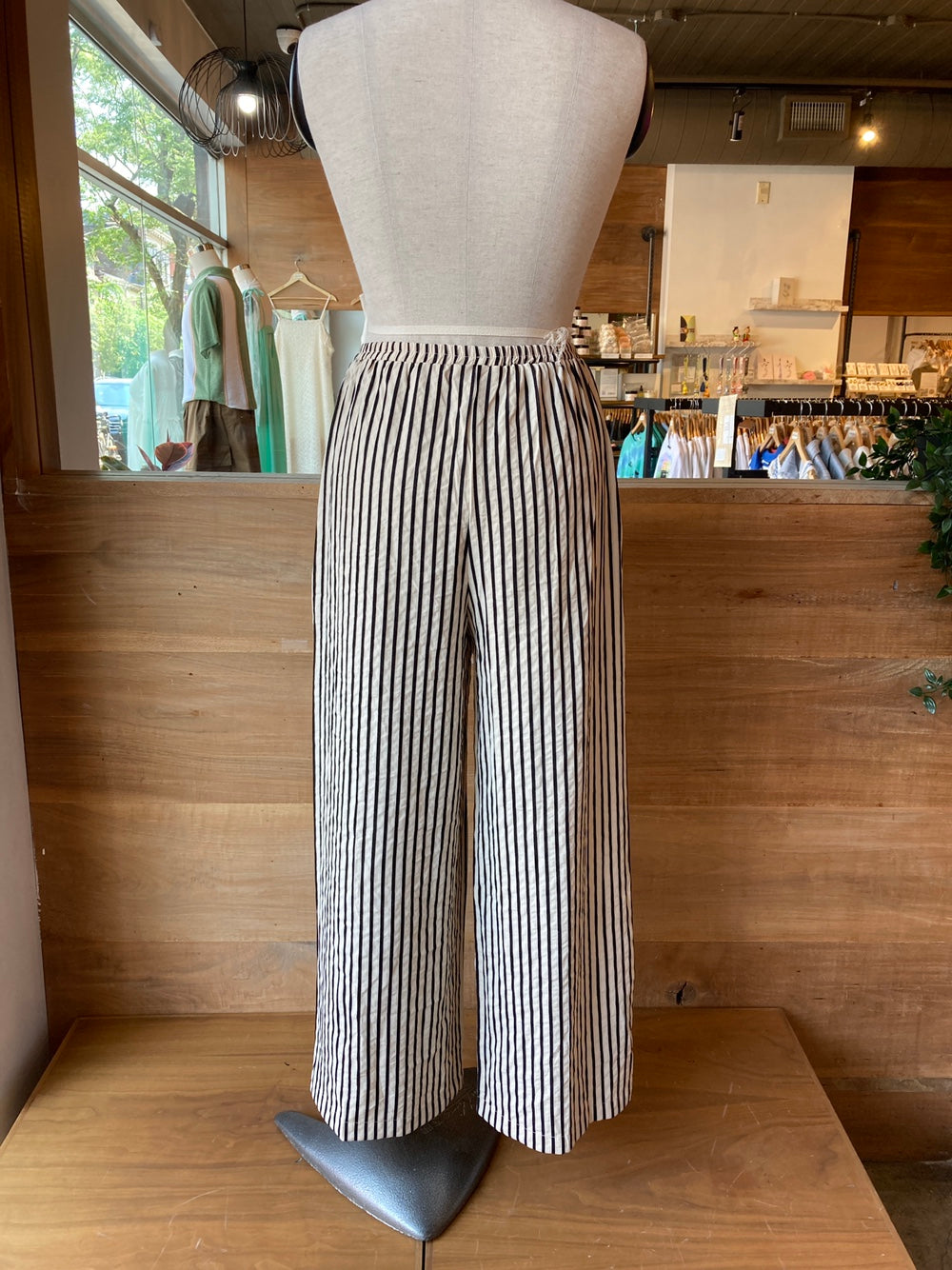 Wide Leg Striped Summer Pant