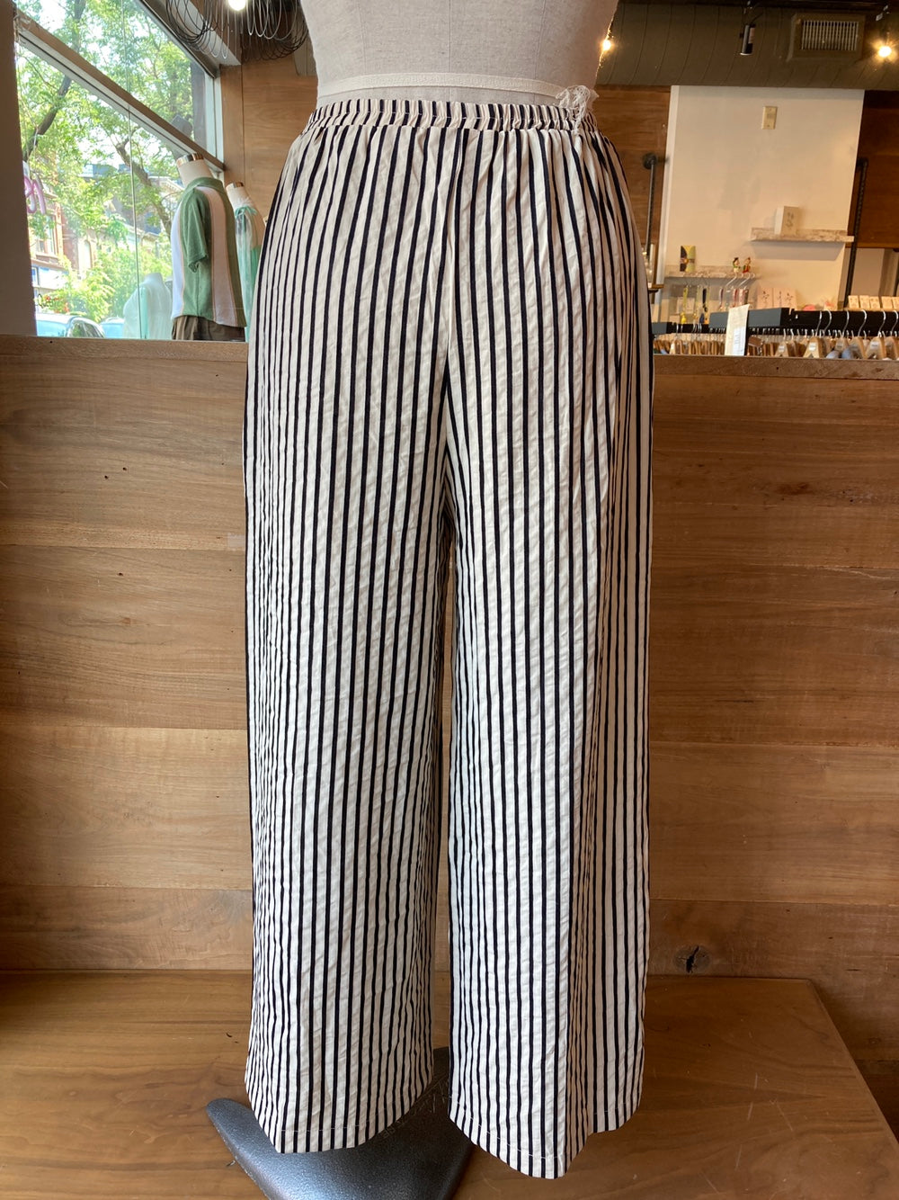 Wide Leg Striped Summer Pant