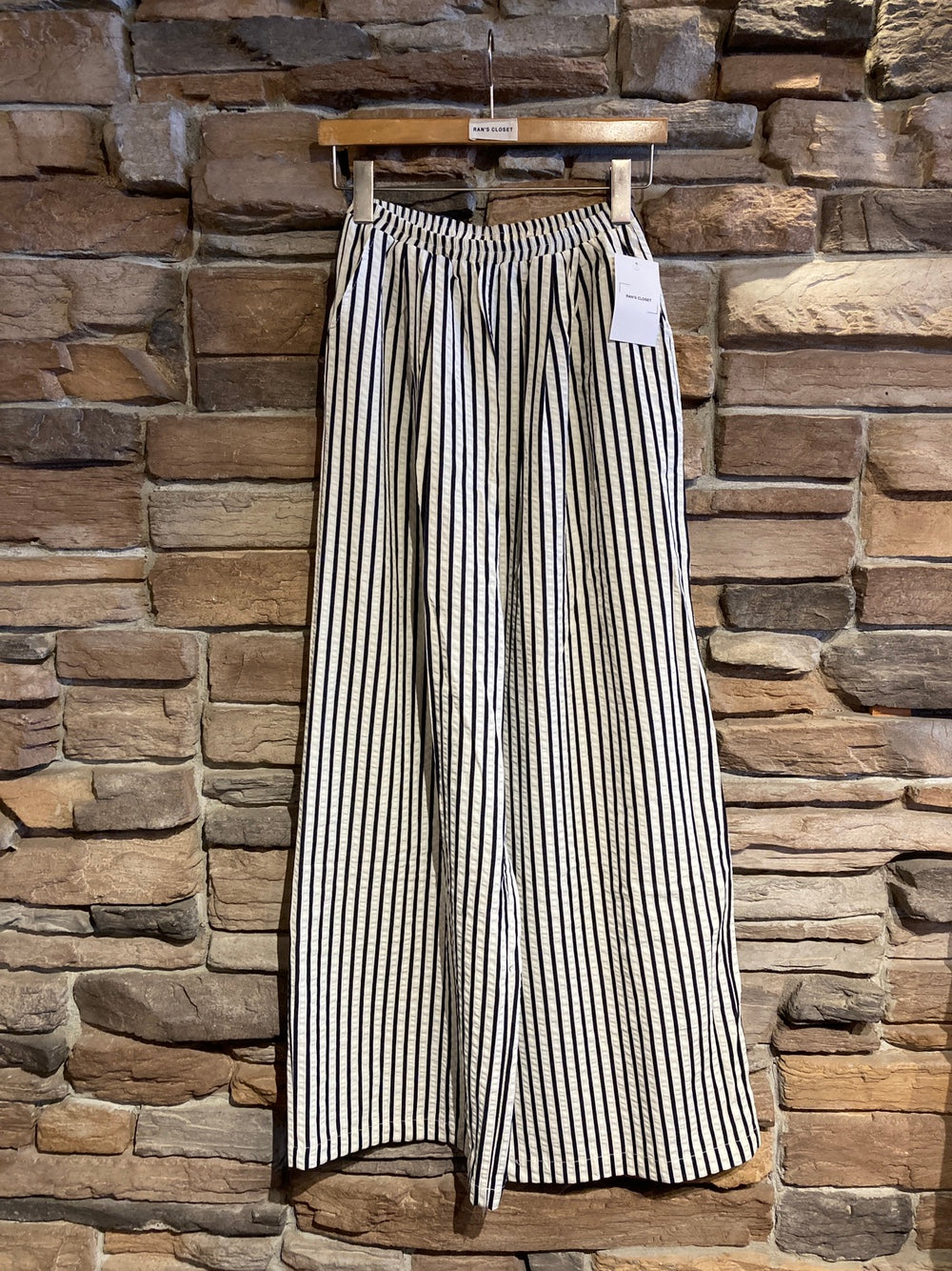 Wide Leg Striped Summer Pant