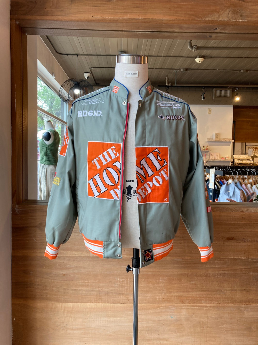 Light Green/Grey Home Depot Racing Jacket