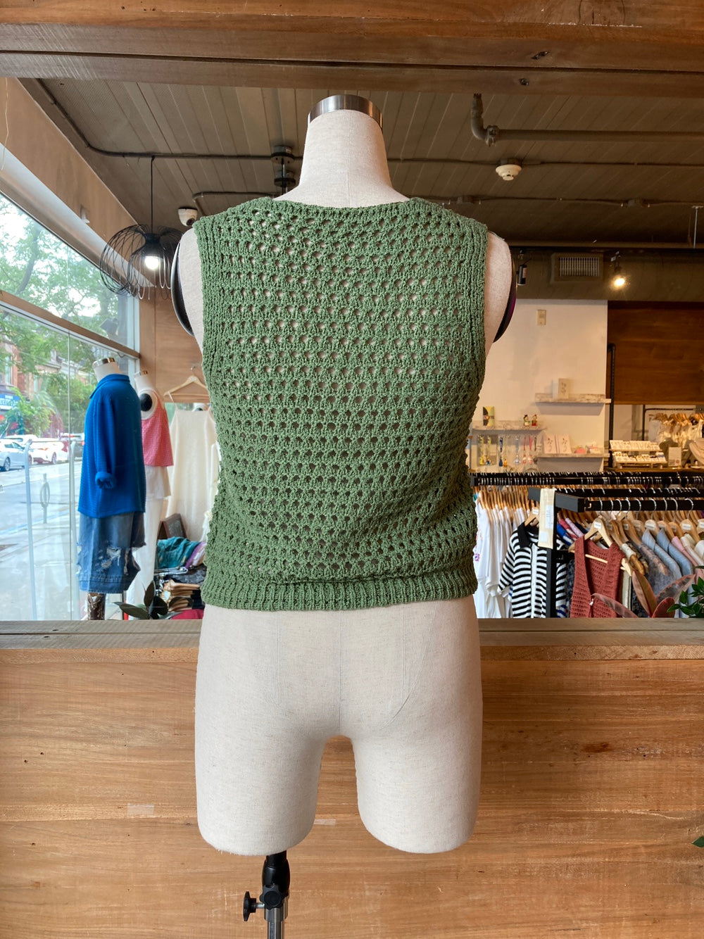 Crochet Zip Up Vest