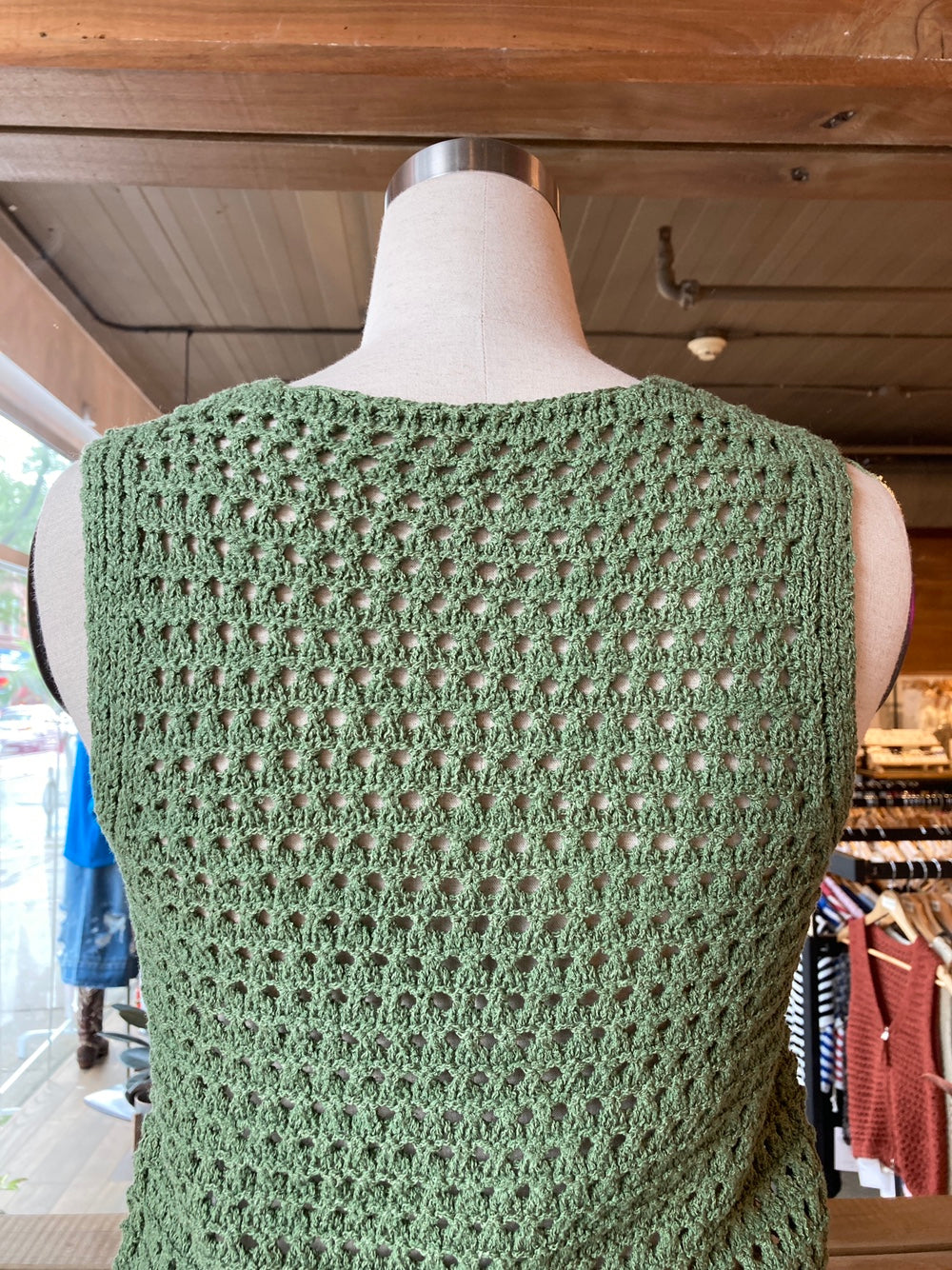 Crochet Zip Up Vest