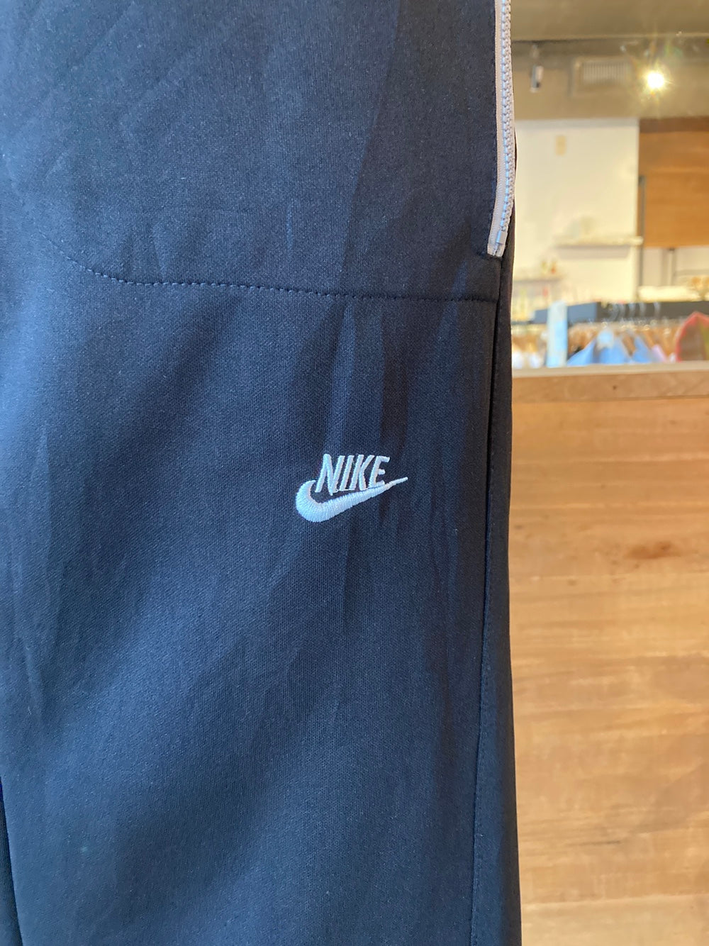 Reworked Black Nike Track Skirt