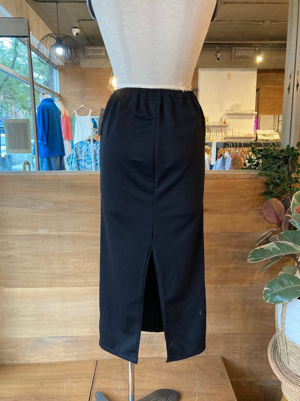 Reworked Black Nike Track Skirt