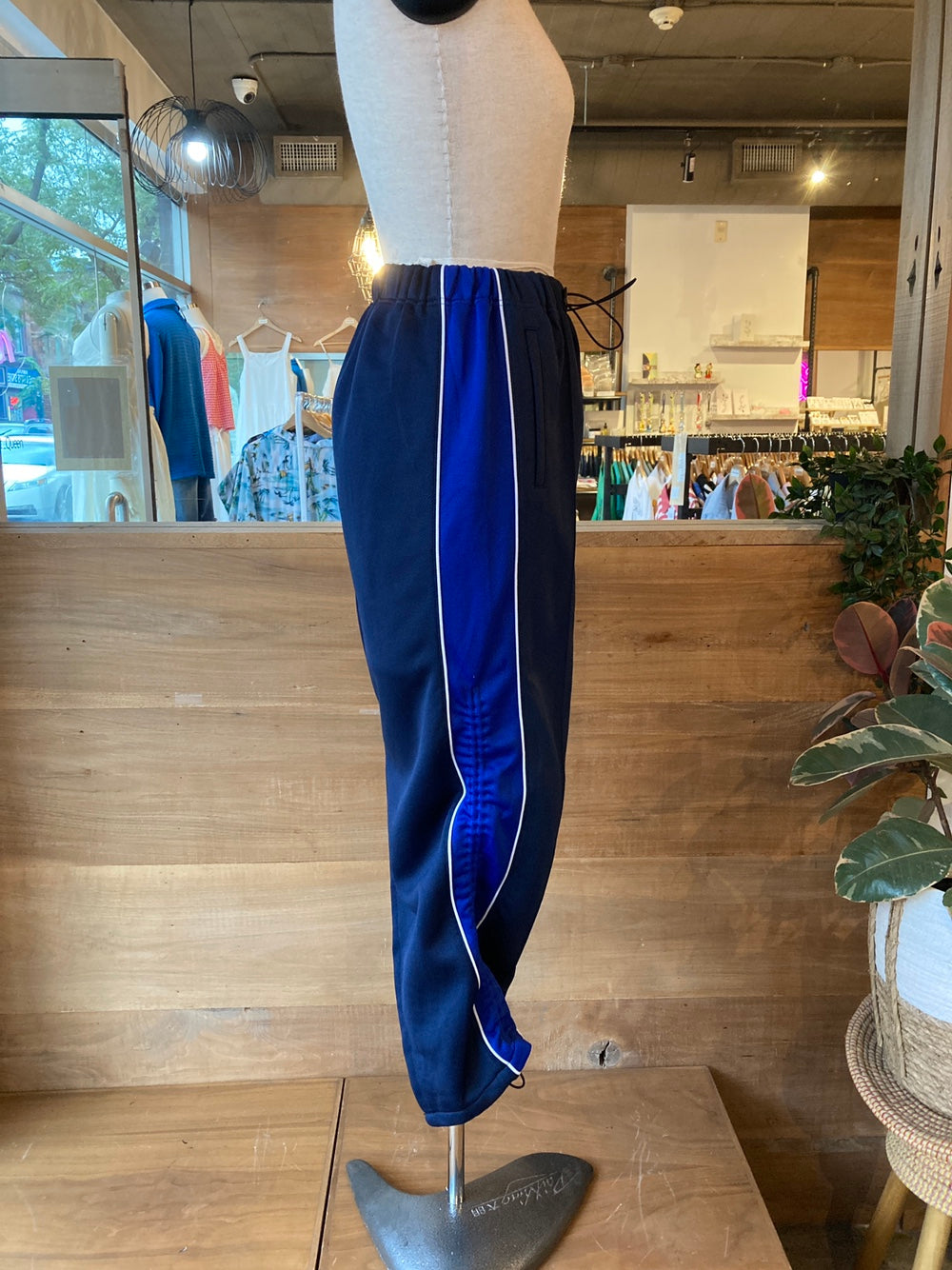 Reworked Blue Champion Track Skirt