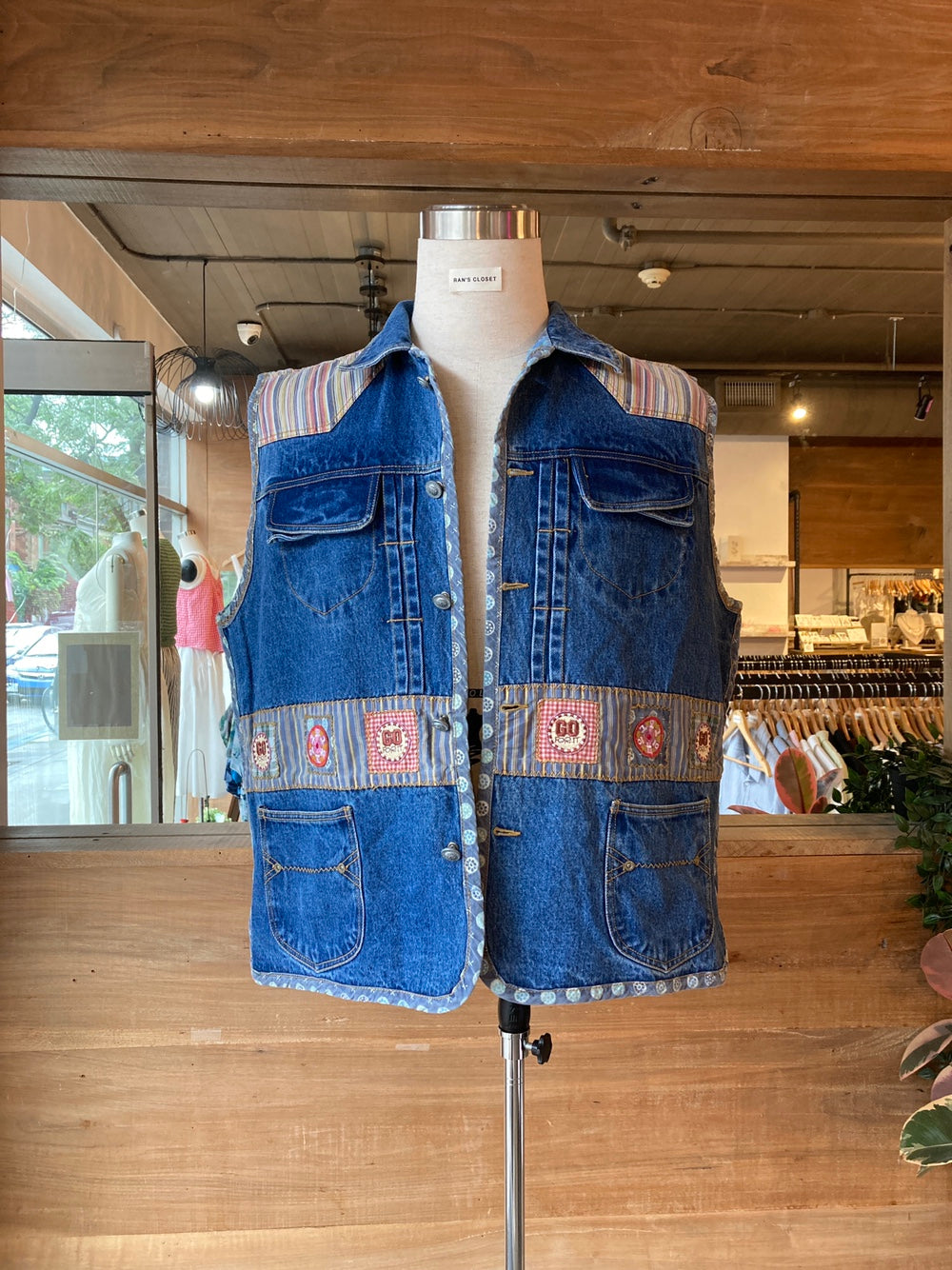 Reworked D-Day Brand Denim Vest