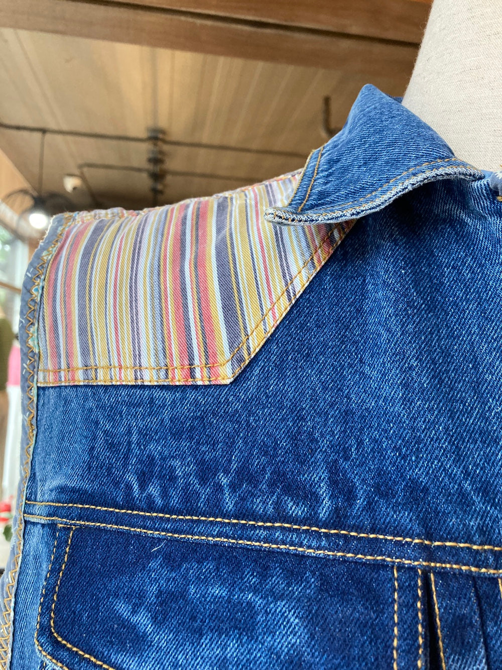 Reworked D-Day Brand Denim Vest