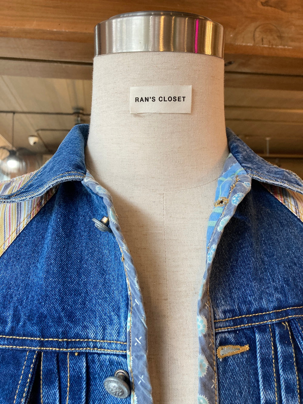 Reworked D-Day Brand Denim Vest