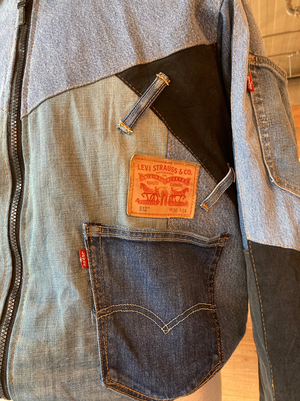 Reworked Levi's Denim Jacket