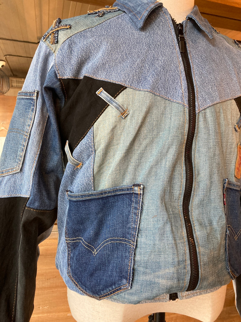 Reworked Levi's Denim Jacket