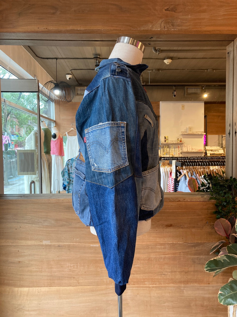 Reworked Levi's Blue Denim Jacket