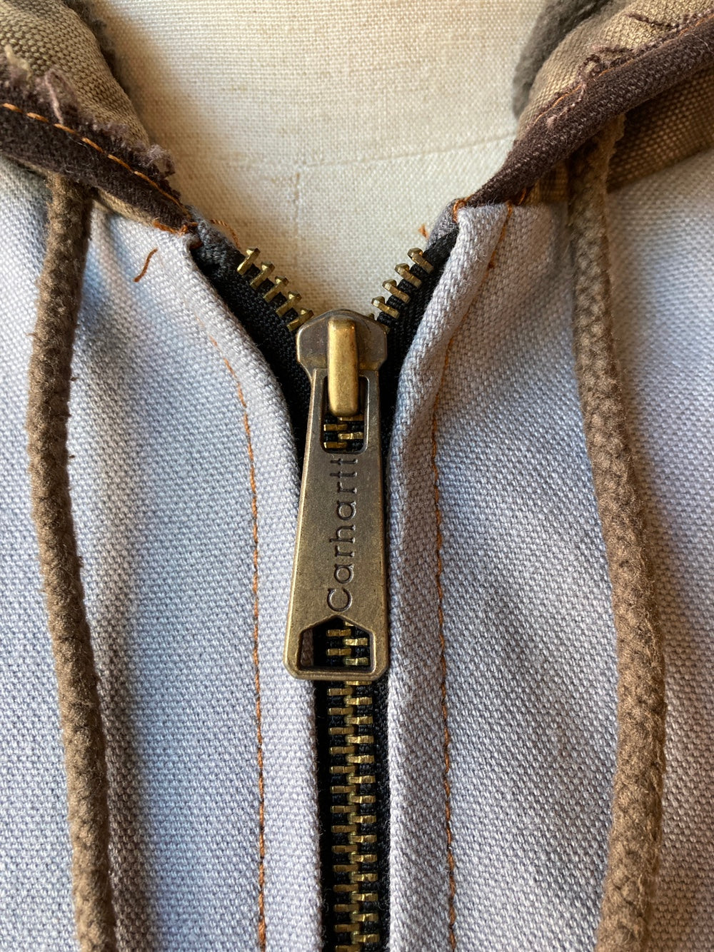 Reworked Carhartt Jacket with Fleece Lining