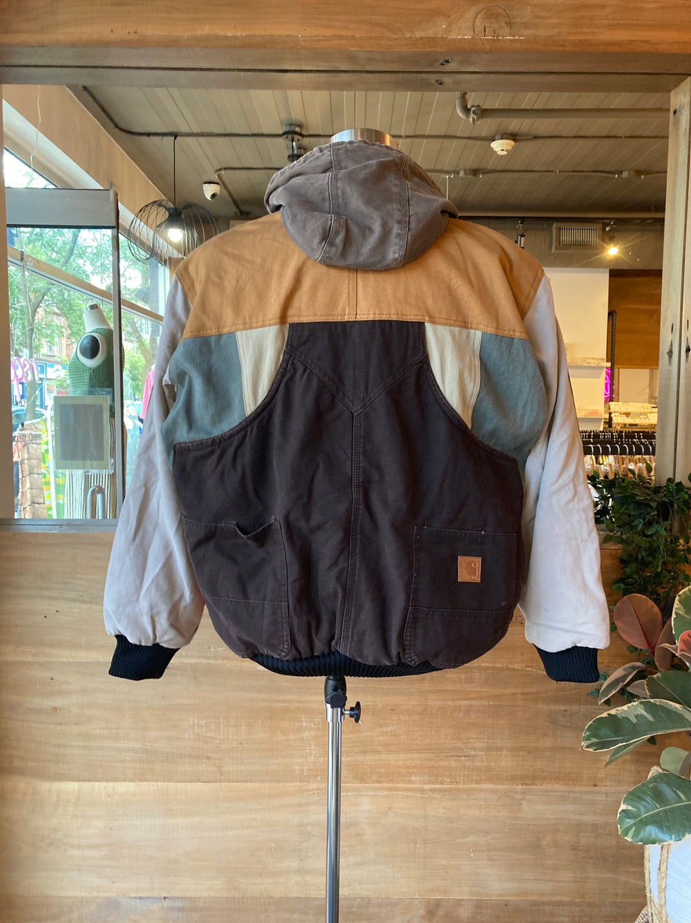 Reworked Carhartt Jacket with Fleece Lining