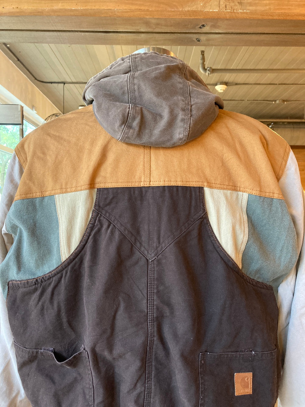 Reworked Carhartt Jacket with Fleece Lining