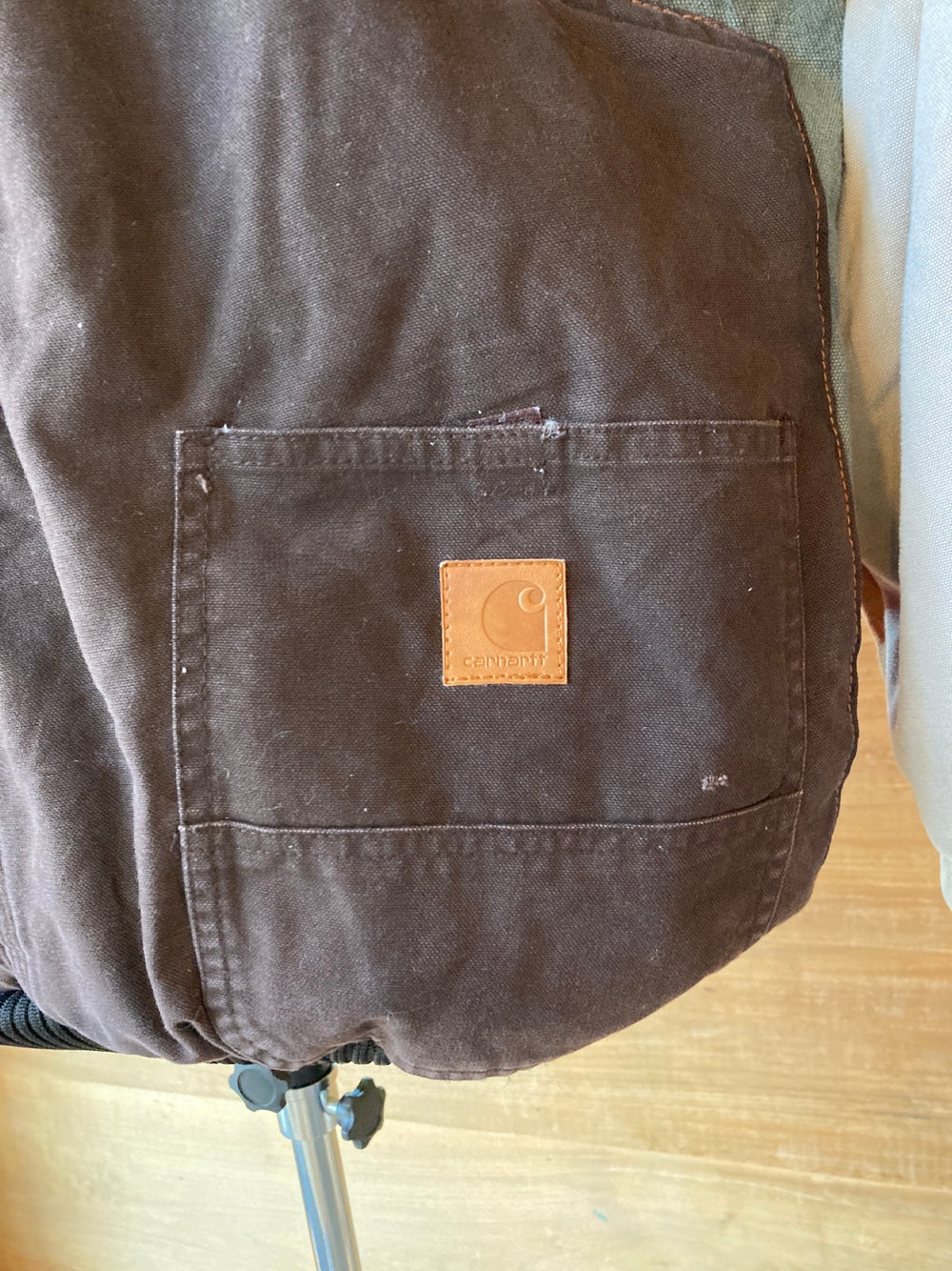 Reworked Carhartt Jacket with Fleece Lining