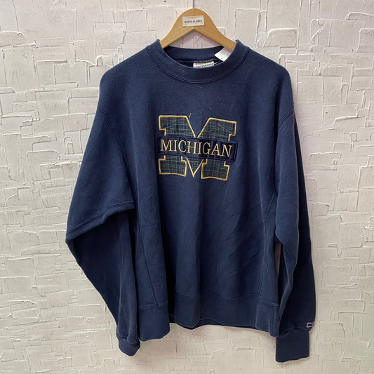 Vintage Michigan Navy Sweater