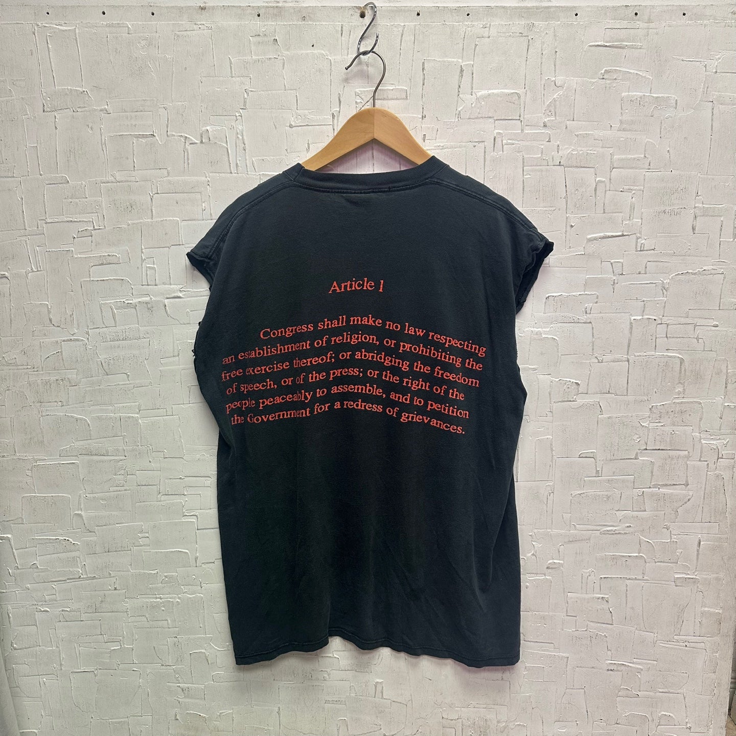 Vintage 1990's Jane's Addiction Cut-Off Graphic Band T-Shirt