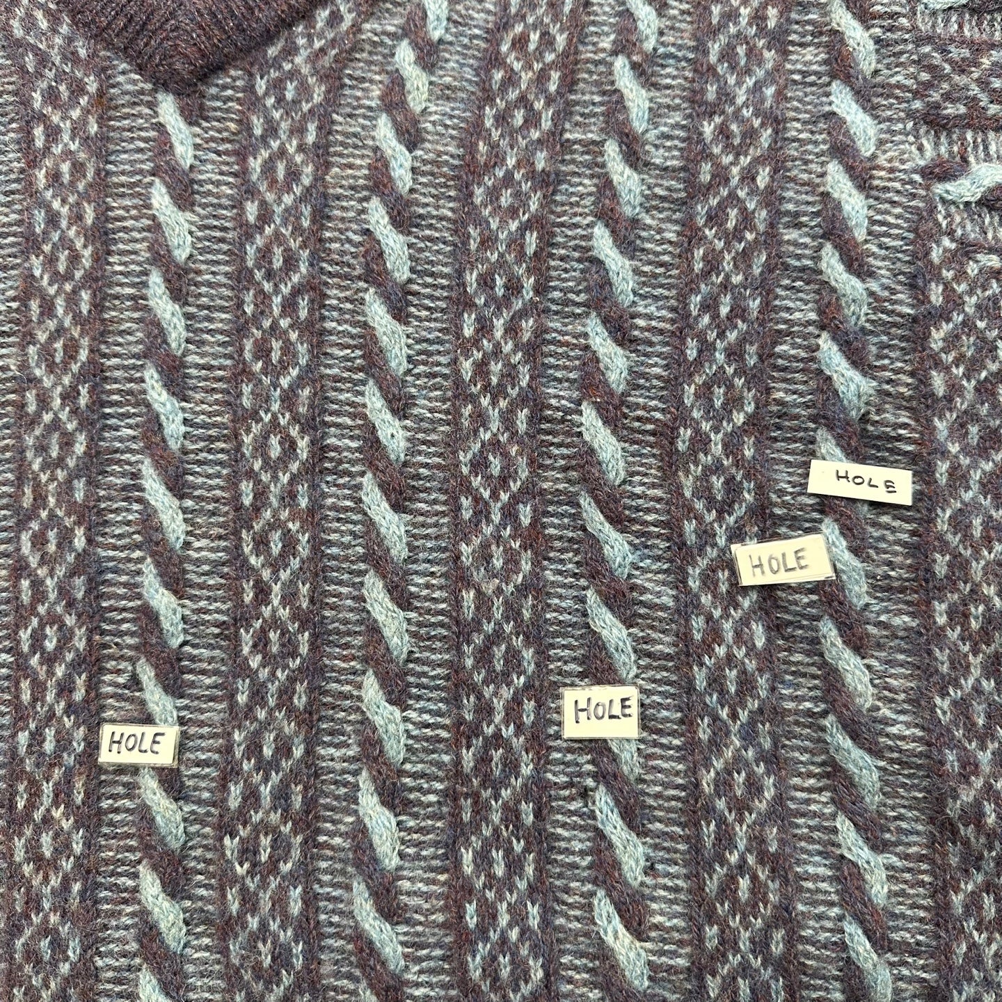 Vintage Robe di Kappa 100% Shetland Wool Sweater