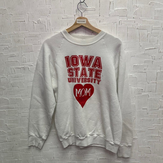 Vintage Iowa State University Mom Crewneck Sweatshirt