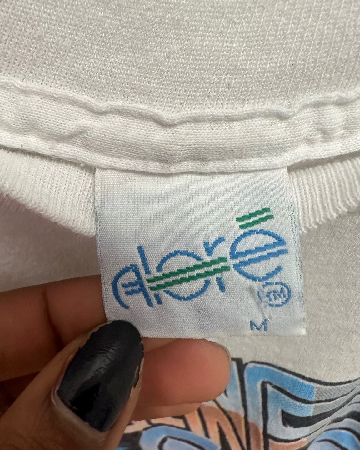 Vintage Gene Snow Signed Graphic Race Car T-Shirt