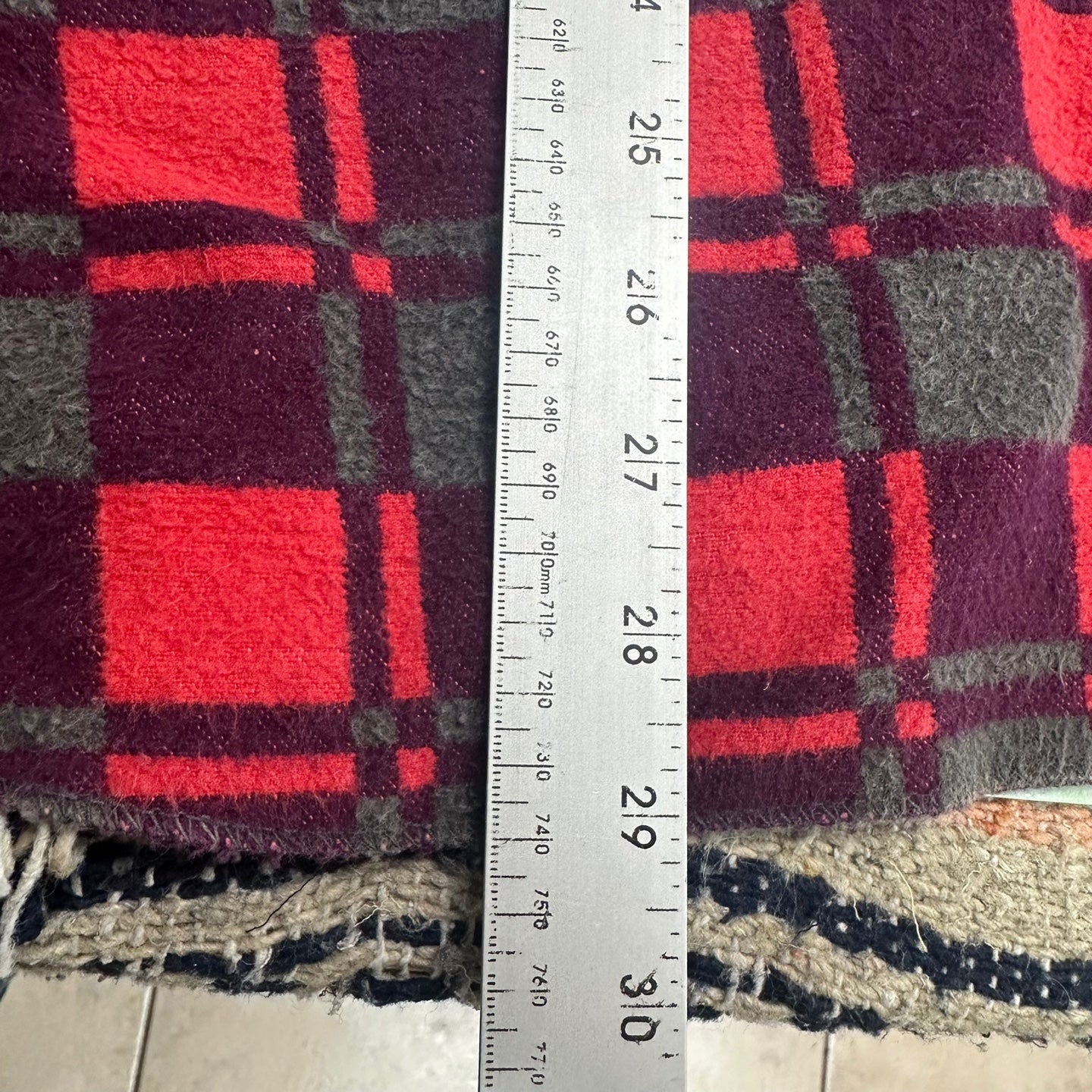 Vintage Champion Button Up Red Flannel