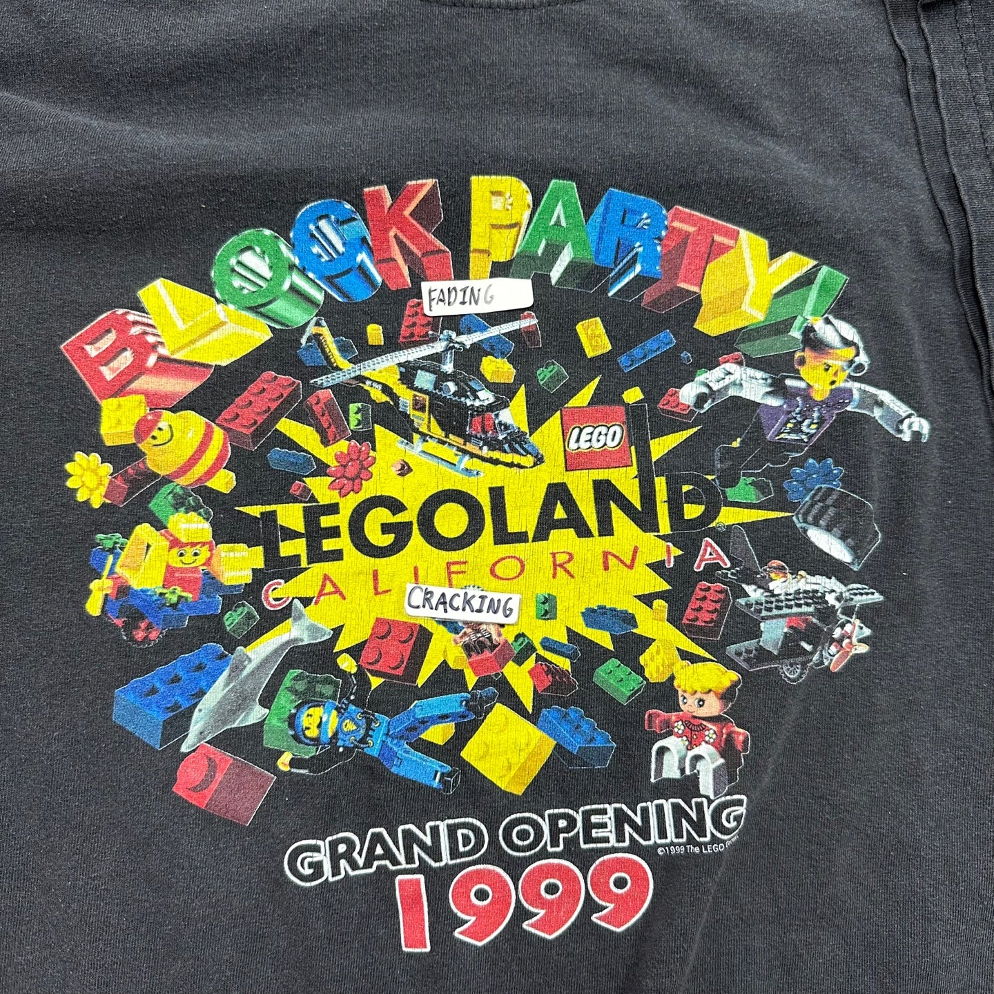 Vintage 1999 LegoLand California Grand Opening Graphic T-Shirt