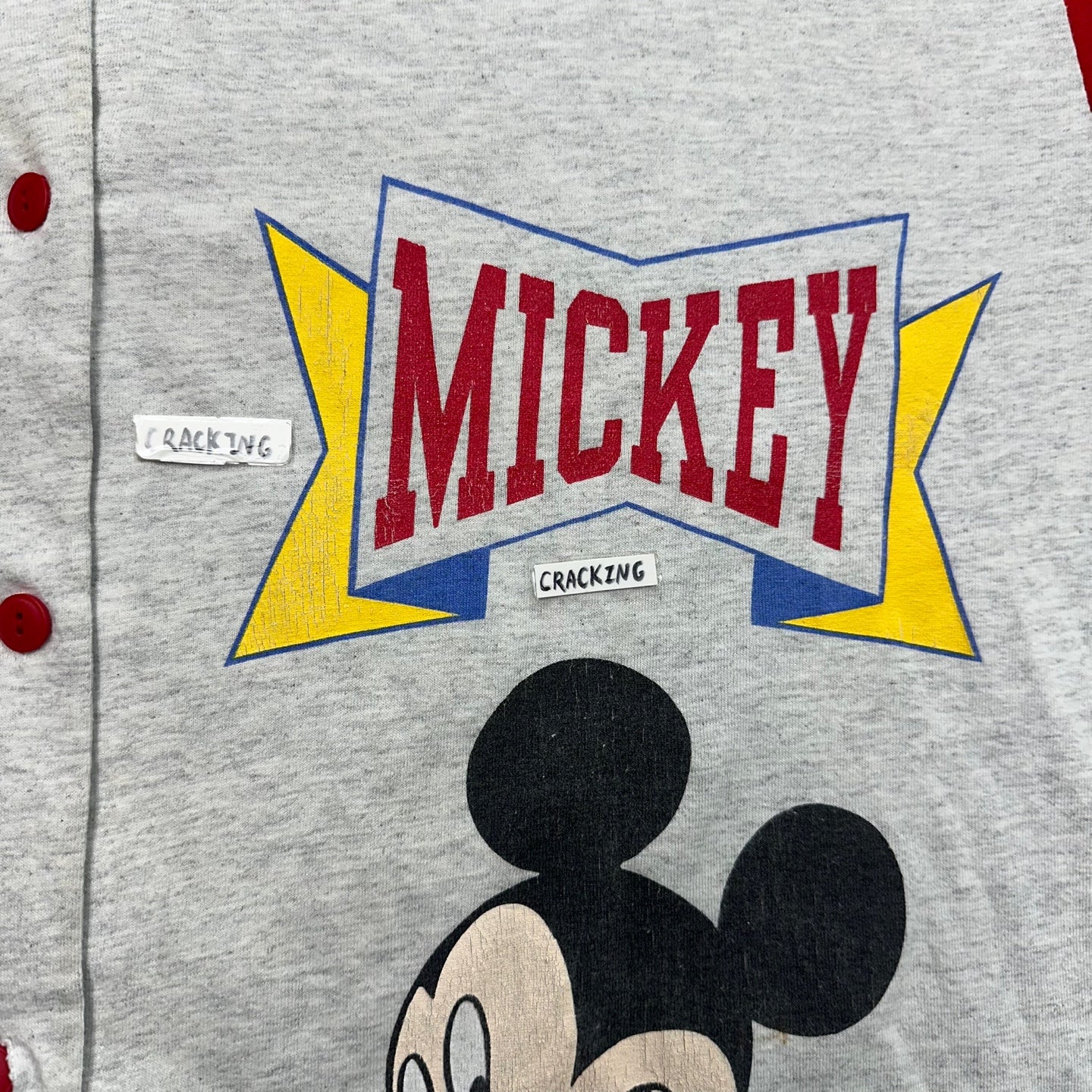 Vintage Mickey Mouse Classic Style Baseball Jersey