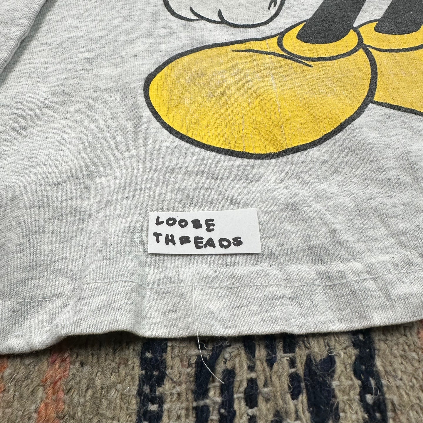 Vintage Mickey Mouse Classic Style Baseball Jersey