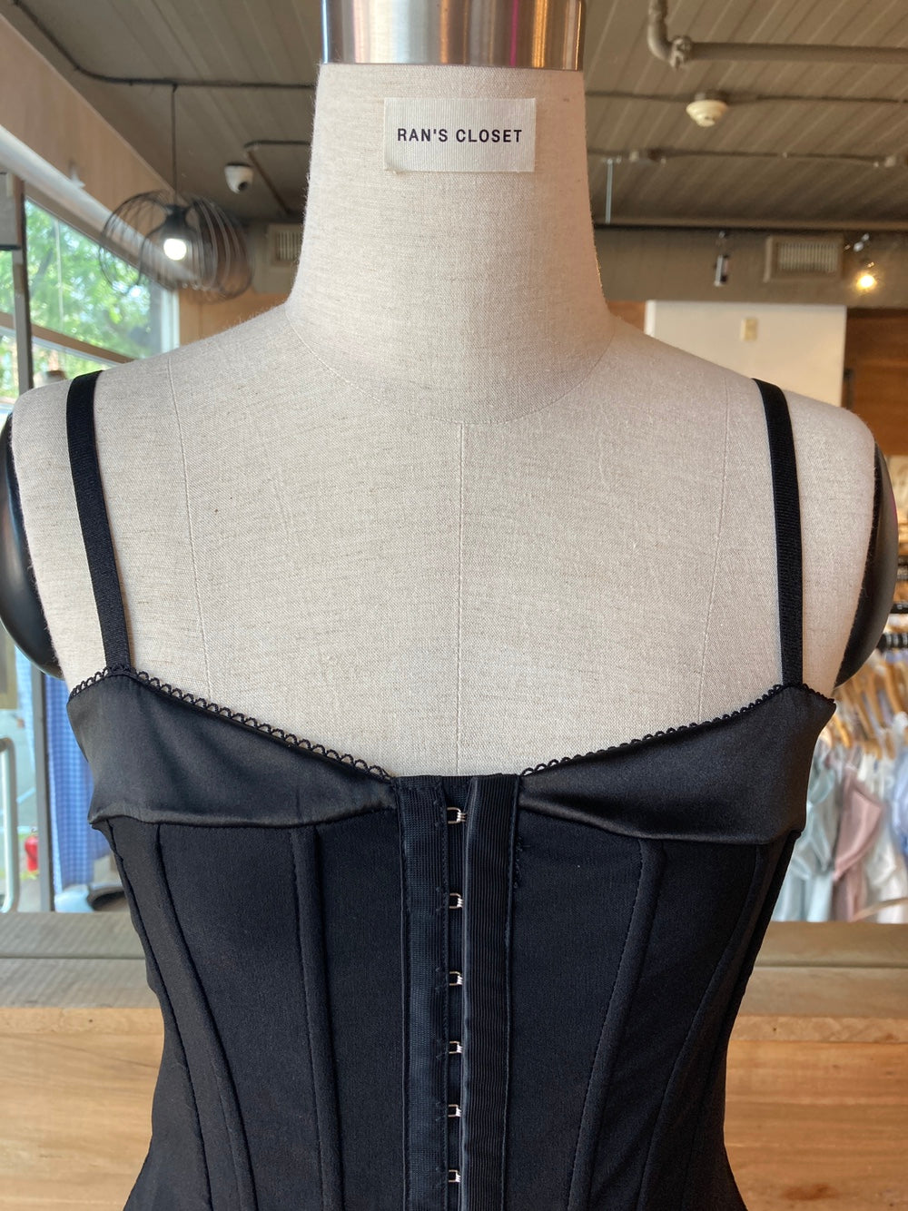 Corset bustier crop top