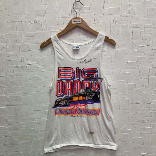 Vintage Museum of Drag Racing Don Garlits Signed Tank Top
