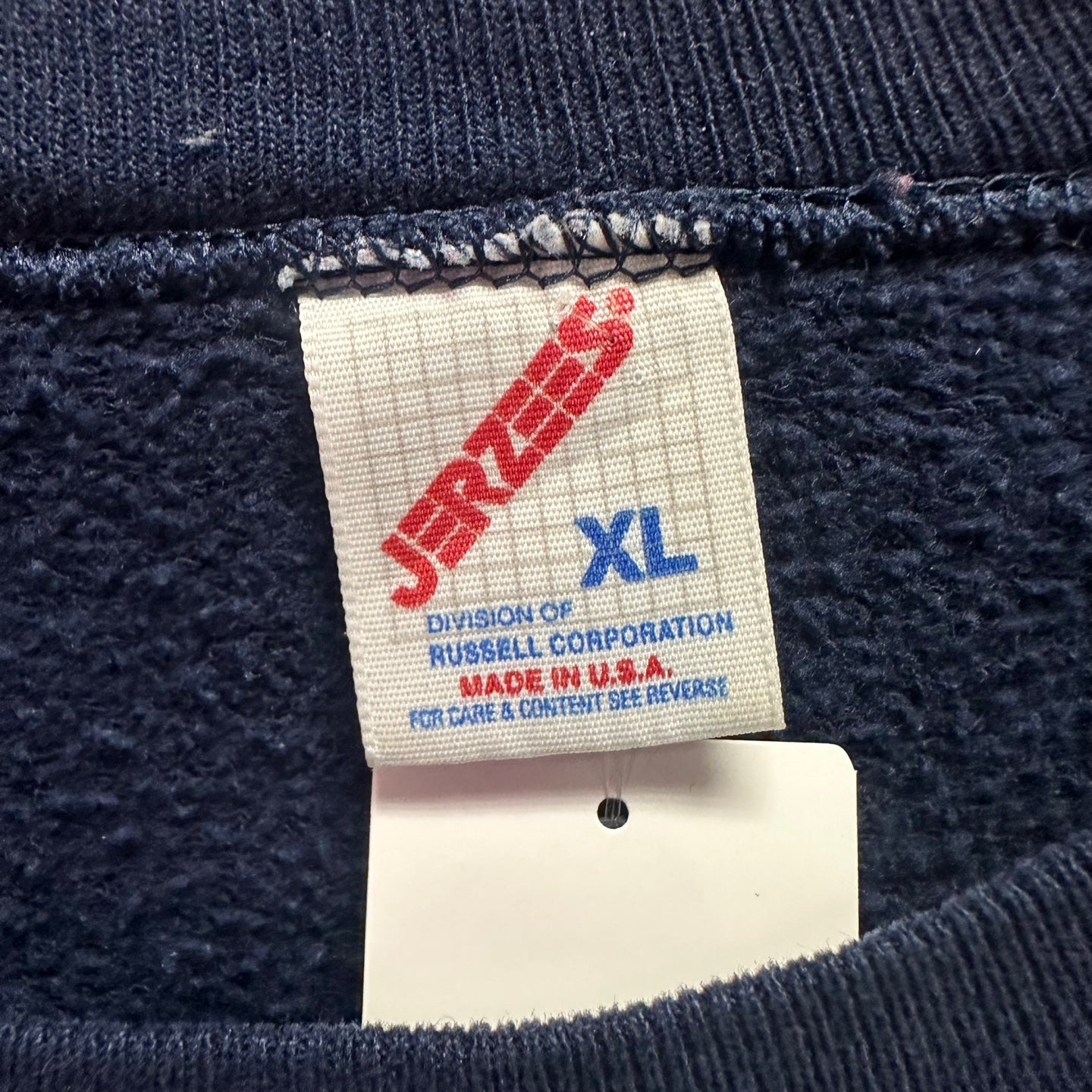 Vintage Charlotte New York Navy Made in USA Sweatshirt