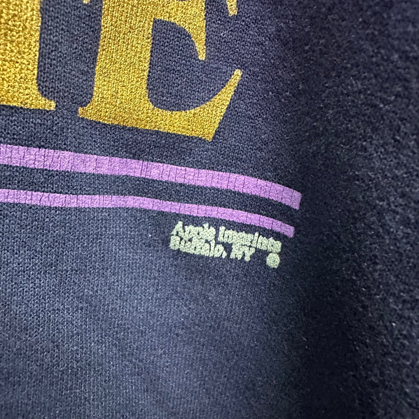 Vintage Charlotte New York Navy Made in USA Sweatshirt