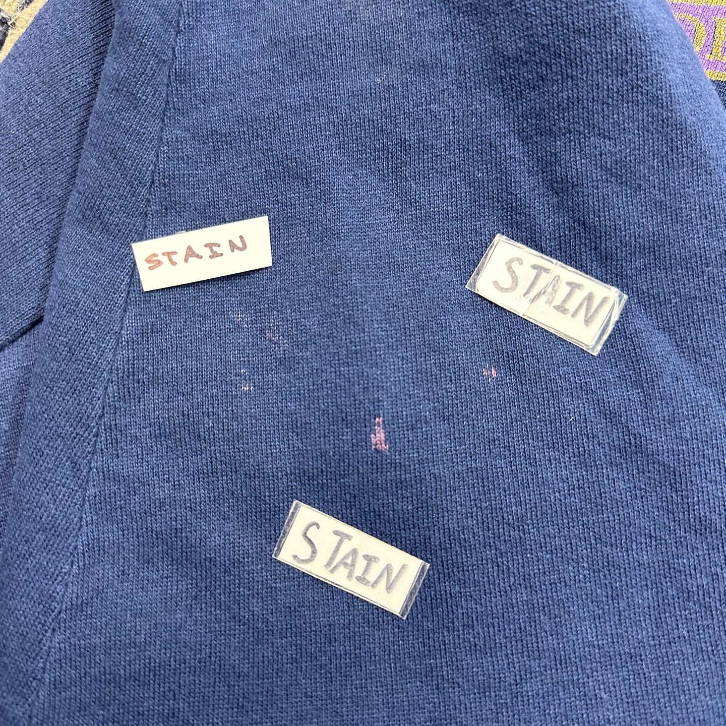 Vintage Charlotte New York Navy Made in USA Sweatshirt