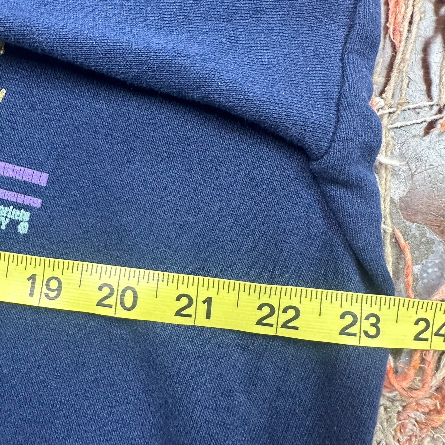 Vintage Charlotte New York Navy Made in USA Sweatshirt