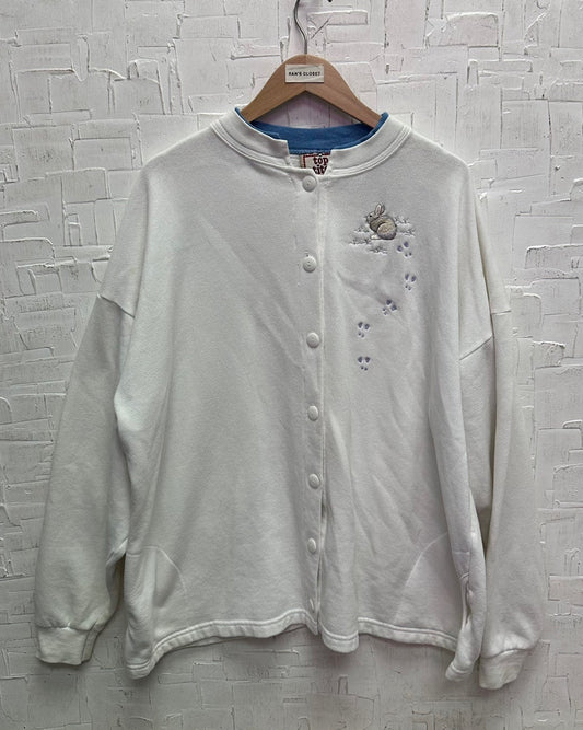 Vintage Top Stitch by Morning Sun Bunny Cardigan