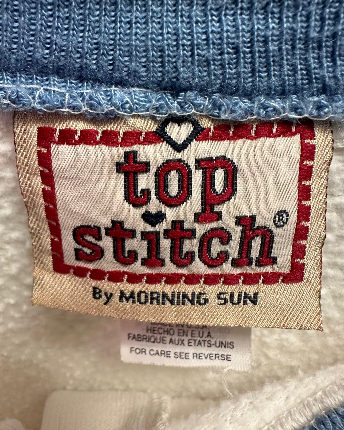 Vintage Top Stitch by Morning Sun Bunny Cardigan