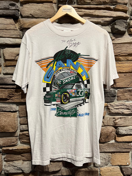Vintage Harry Gant Skoal Bandit Racing Signed Graphic T-Shirt
