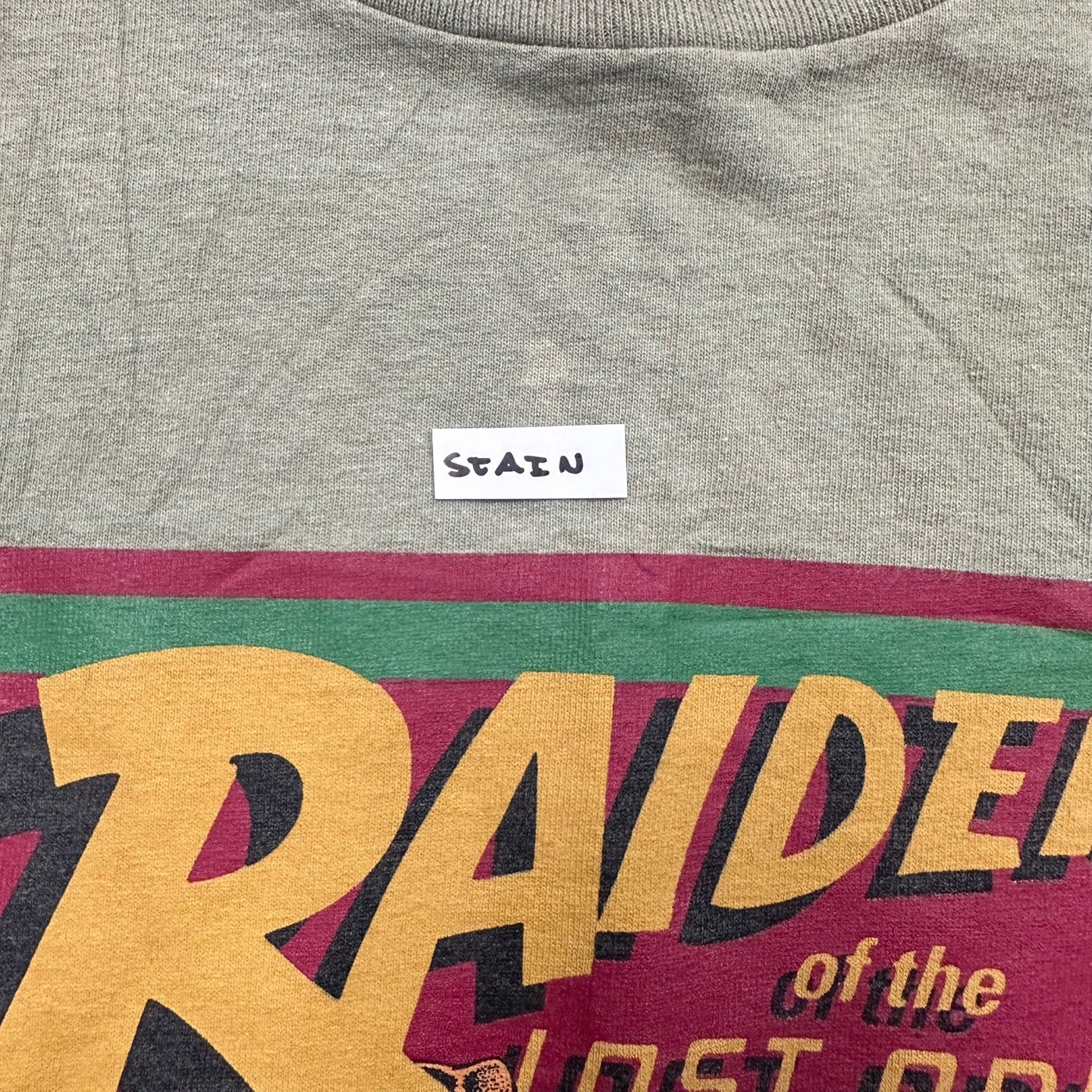 Vintage HRLA Raiders of the Last Ark Indiana Jones Graphic T-Shirt