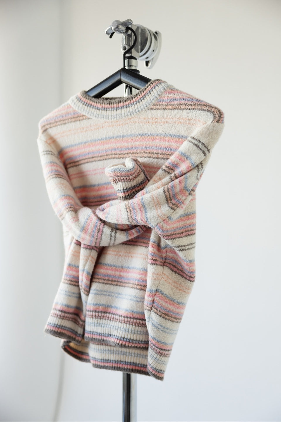 Striped Pull Over Knit Sweater